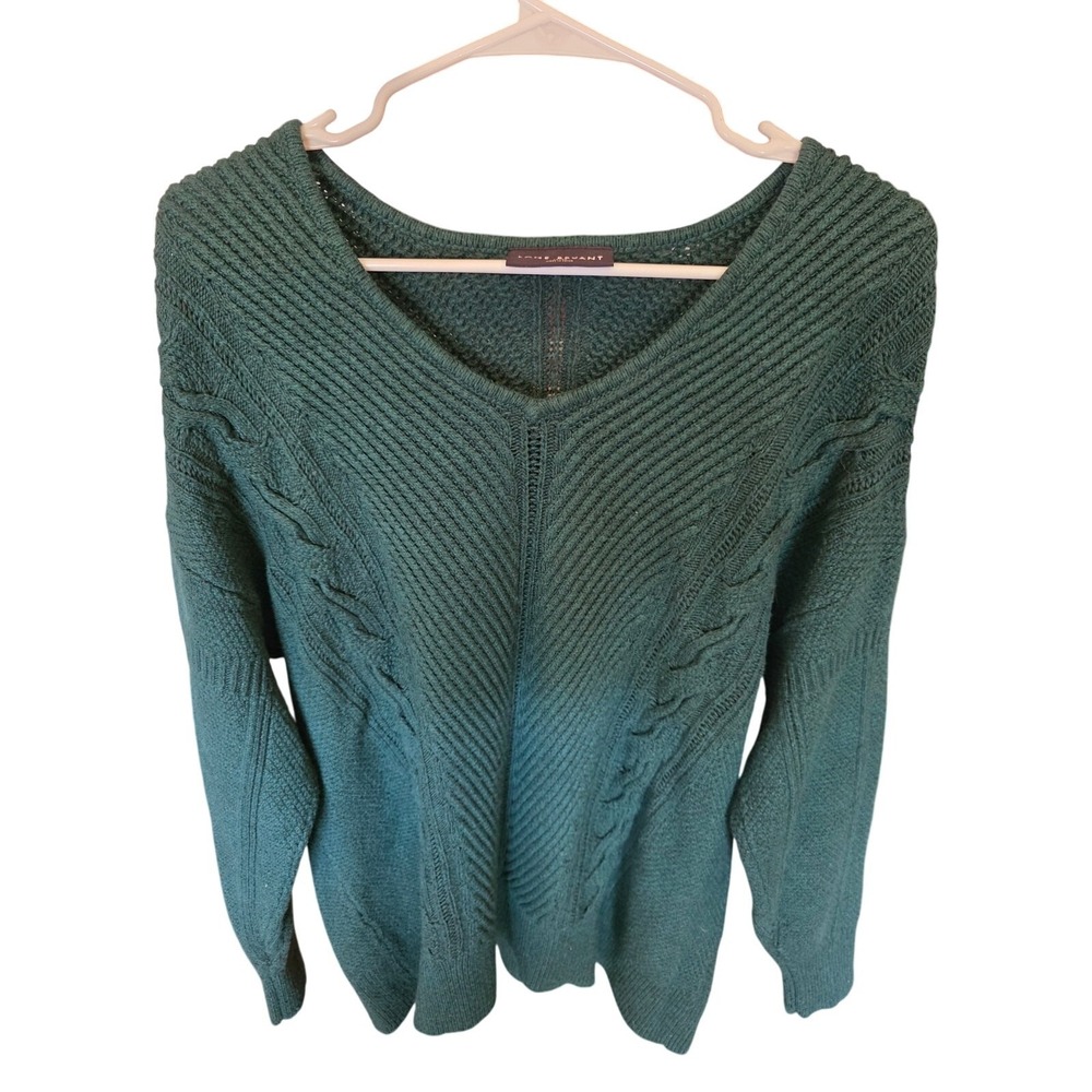 Lane Bryant Sweater 18/20 Womens Plus Size V Neck Long Sleeve Christmas Holiday